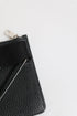 Dolce & Gabbana Black Leather Logo Embossed Waist Fanny Pack Borse Bag